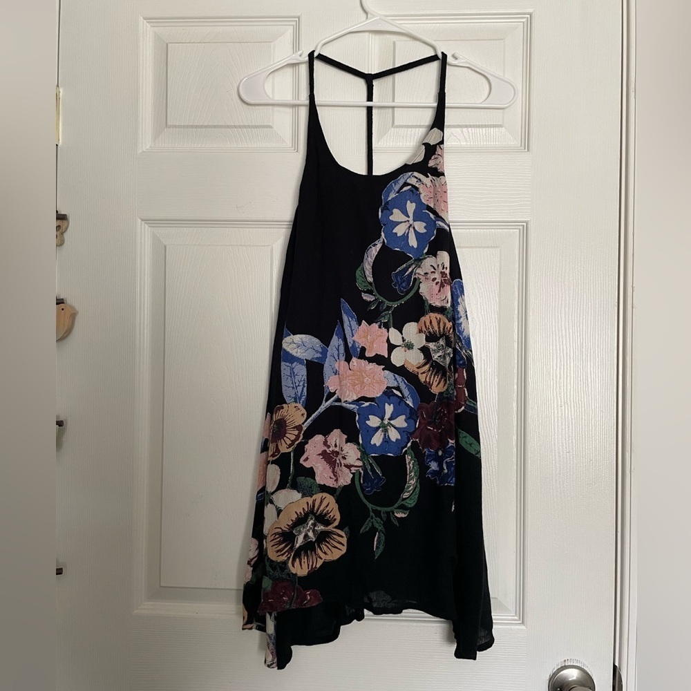 O’Neill XS Floral Black Dress